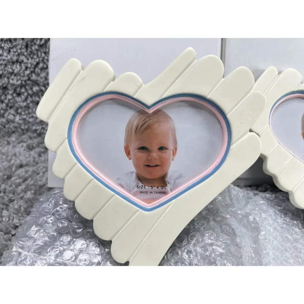 Heart Shaped Picture Frames Photo Bundle Set Of 2 Size 5